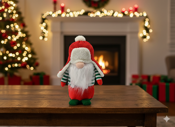 HOLIDAY GNOME 27 CM RED - GREEN