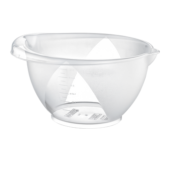 TRANSPARENT OVAL MIXING BOWL 3L * 7110