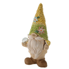 GARDEN FIGURINE – GNOME WITH WOVEN HAT 26 X 17 X 54 CM LED