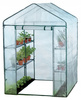 Garden Greenhouse with Shelves White 140 x 140 x 200 CM