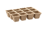 SET OF 6 PALLETS OF PEAT FLOWERPOTS 21 X 17 X 4,5 CM