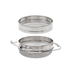 STAINLESS STEEL DOUBLE HONEY STRAINER 24 CM
