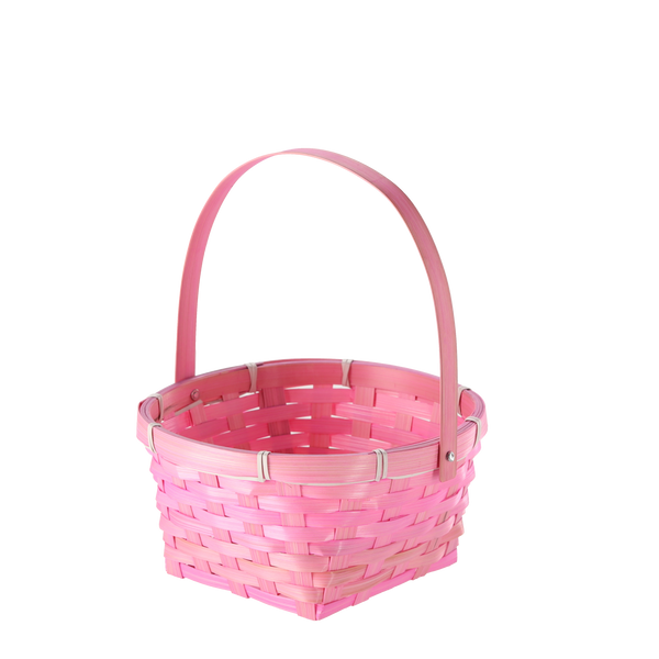 VELIKONOČNÍ KOŠÍK S POHYBLIVOU RUKOJETÍ 20 x 20 x 10 CM MIX 2 BARVY *9236