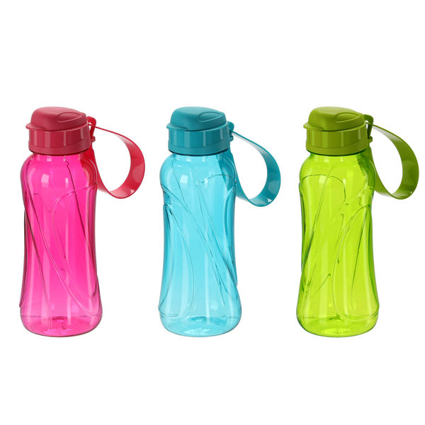 STICLĂ 450 ML PENTRU APĂ MIX DE CULORI *7234