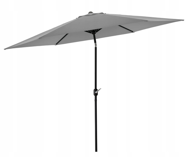 ZAHRADNÍ PARASOL 3 M ŠEDÝ S OBALOM *5330