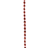 GARLAND 2.7 M BEADS 5 MM RED/GOLD/SILVER