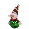 CHRISTMAS DECORATION - BELL ELF MIX DESIGNS 5 x 12 CM
