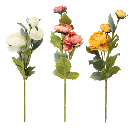 CULOARE ARTIFICIALĂ - RĂDĂCINĂ 50 CM MIX 3 CULORI ambalaj=48 buc *3568
