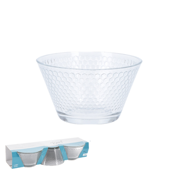 SET DE 3 BOLURI DIN STICLĂ*5299