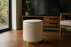 ROUND POUF 28 X 42 CM CREAM
