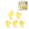 EASTER DECORATION - CHICK 4 x 6 x 6 CM MIX 5 DESIGNS pack=10pcs