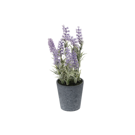 PLANTĂ ARTIFICIALĂ - LAVANDĂ ÎN GHIVECI 27 CM ambalaj=12 buc *3313