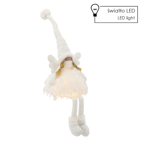 ANIOŁEK Z WISZĄCY NOGAMI 22 X 16 X 60 CM LED *1599