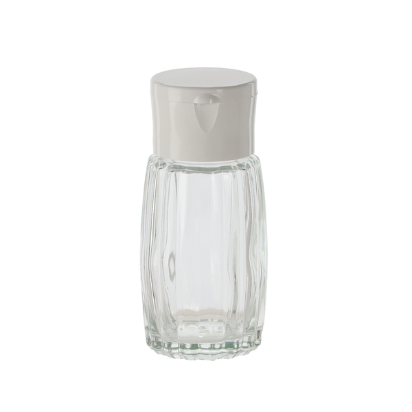 POJEMNIK NA PRZYPRAWY 50ml Z KLAPKĄ BIAŁY *4643*