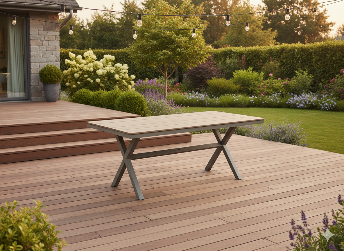 STÓŁ OGRODOWY ALUMINIOWY BEŻOWY 150 x 90 x 74 CM pol_pl_STOL-OGRODOWY-ALUMINIOWY-BEZOWY-150-x-90-x-74-CM-9134_5