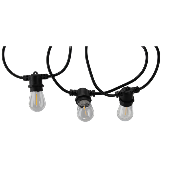 GIRLANDĂ PENTRU GRĂDINĂ 230 V LUNGIME 3 + 7 M FILAME 10 LED ALB CALD *1236