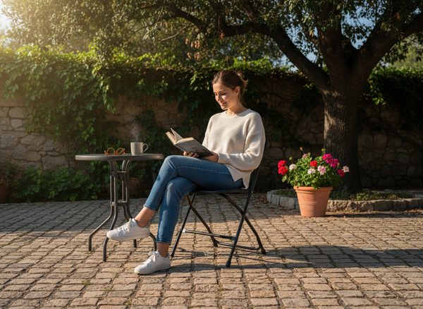 KRZESŁO CATERINGOWE SKŁADANE 49,5 x 45 x 81 CM CZARNE