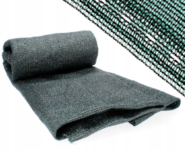 SHADING MESH FOR THE FENCE DARK GREEN 1,5 x 10 M 135g/m2 90% *5641