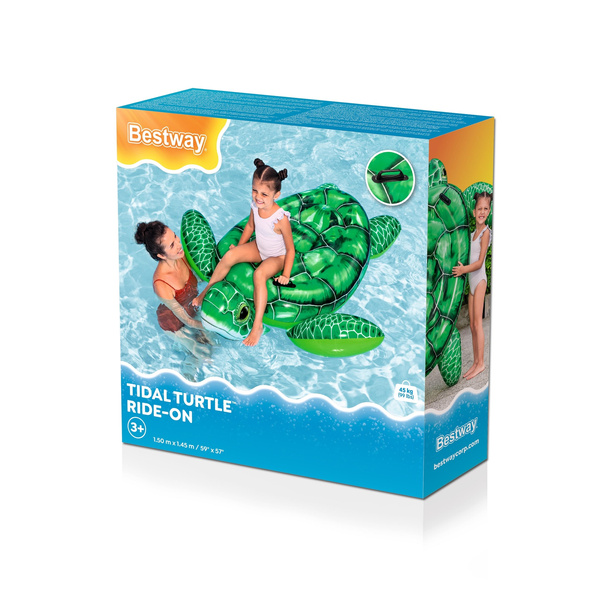 Bestway 59" x 57"/1.50m x 1.45m Tidal Turtle Ride-On