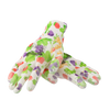 GARDEN GLOVES "7" PATTERN, POLYESTER WITH POLYURETHANE PACKET=12