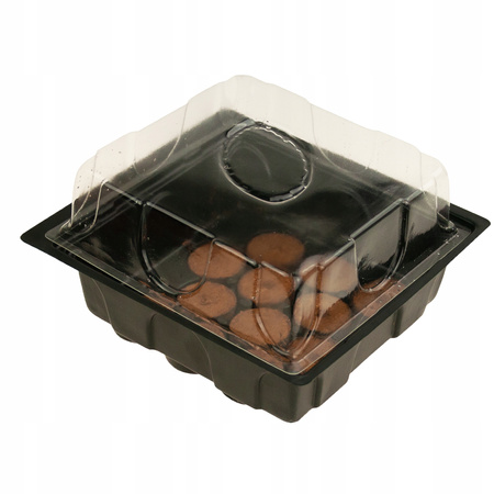 SET PENTRU GERMINARE (MINI SERĂ + 12 DISCURI DIN TURBĂ) ambalaj=4buc *8549