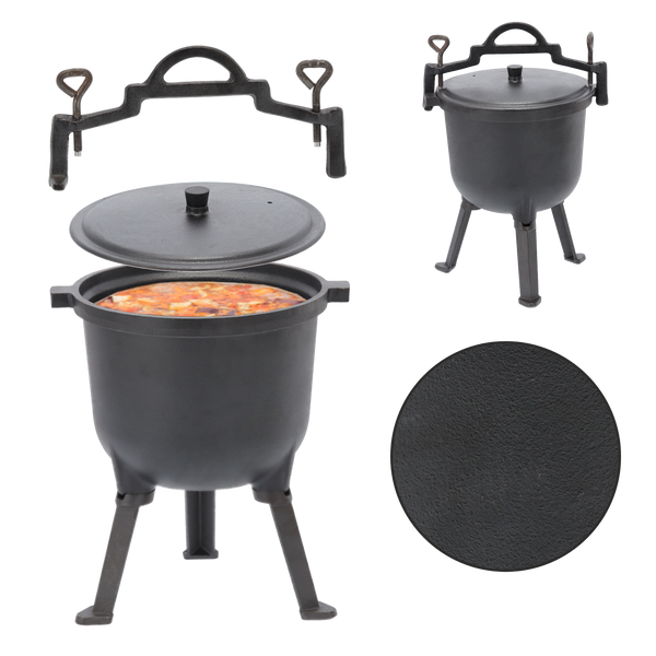 CAST IRON MEAT POT 8L