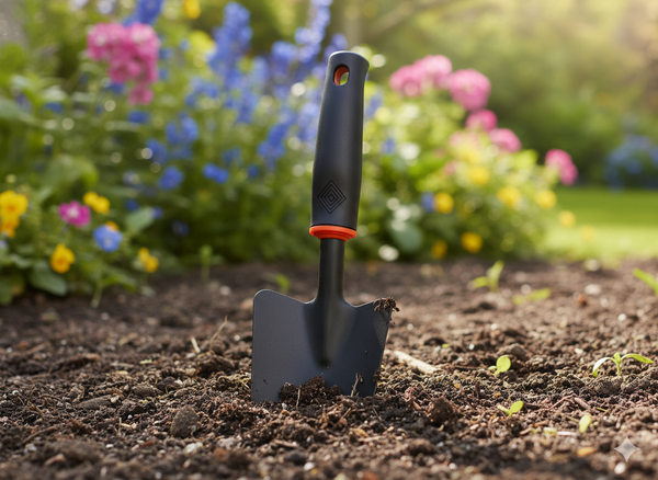 GARDEN TROWEL 34.5 x 8.5 CM BLACK