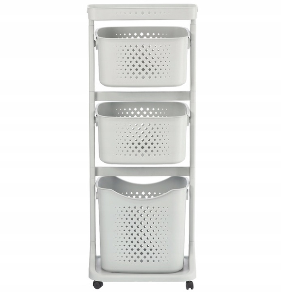 STOJAK PLASTIKOWY Z CZTEREMA KOSZAMI *7505