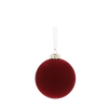 KPL. 7 DECORATIUNI DE CRACIUN DIN sticla BORDEAUX 29 x 29 x 9,6 CM *2133