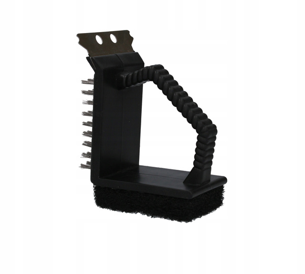 GRILL BRUSH / SCRAPER WITH SPONGE