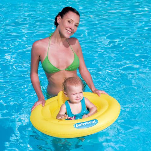 Swim Safe™ 27"/69cm Wondersplash Round 3-Ring Baby Boat