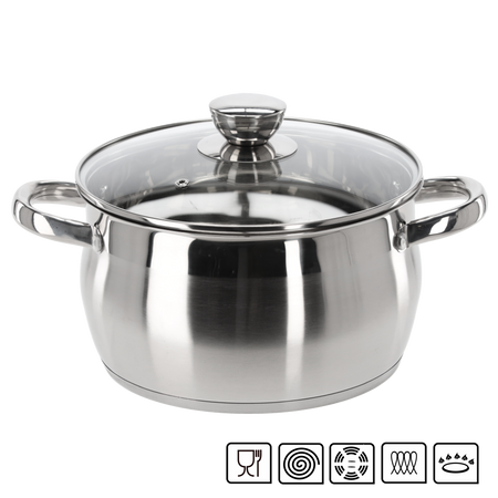 GARNEK NIERDZEWNY Z POKRYWĄ 4 L 22 CM BELLY *3370