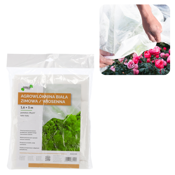 AGROTEXTIL 1.6 x 5 M ZIMNÍ/JARNÍ BÍLÝ 30g *2104