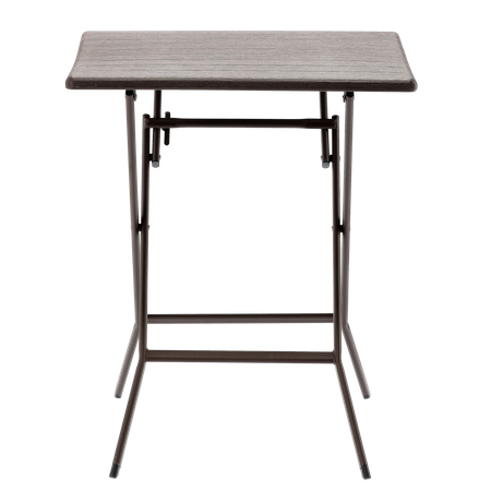 FOLDING CAMPING TABLE 61.5 X 61.5 X 73 CM BROWN