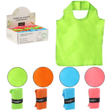 TORBA NA ZAKUPY 46 x 43 CM MIX KOLOR disp=40szt *1748