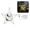 CHRISTMAS DECORATION - LED STAR 30 CM GEOMETRIC