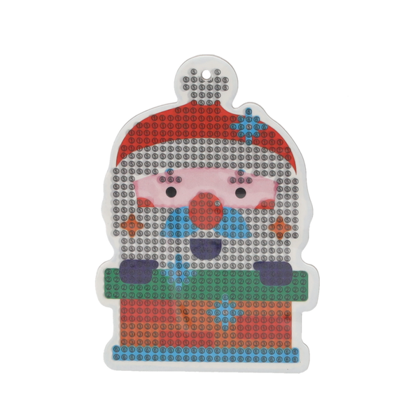 DECORAȚIUNE DE CRĂCIUN - SET PENTRU BRODAJ CU DIAMANTE "FĂ-O SINGUR" MIX DE MODELE ambalaj=12buc *7144