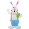 INFLATABLE BUNNY WITH EASTER EGG 180 CM LED
