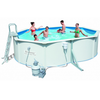 PISCINĂ CADRU 5,0m x 3,60m x 1,20m (PISCINĂ, POMPĂ DE FILTRARE, SCARA, PARDOSEALĂ) *2126