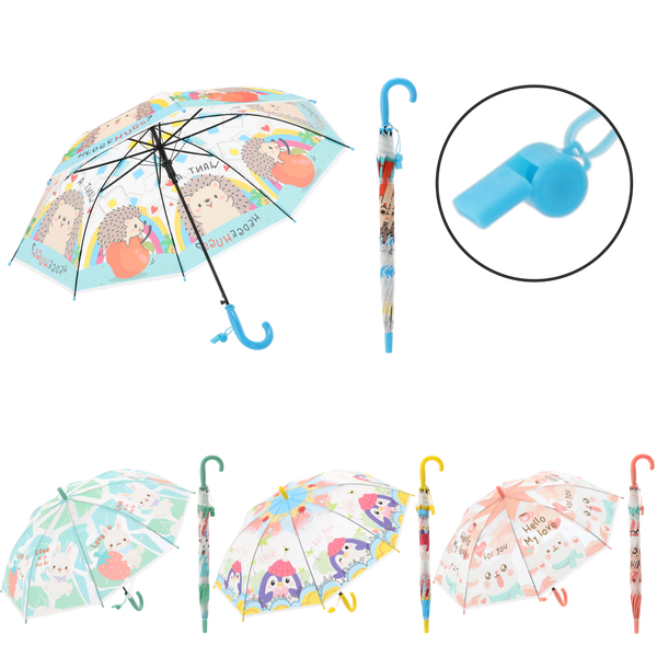 PARASOL POLOAUTOMAT. KLASICKÝ MALÝ MIX VZORŮ dia 83 CM balení=12ks *4649