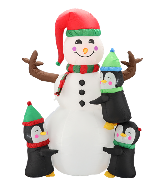 ZMEERDAT CU PINGUINI LED 190 CM *0394