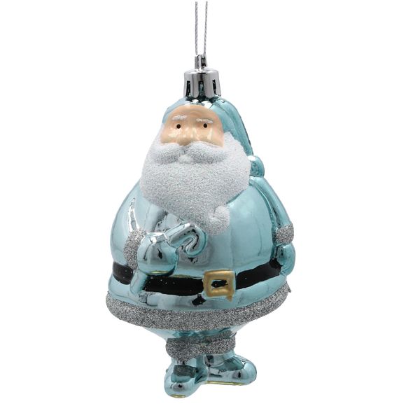 Set de 20 de ornamente rozii/bleu pentru brad *5294