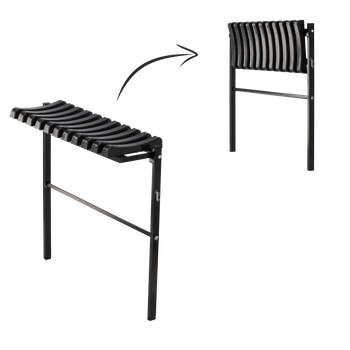 FOLDABLE BENCH L 68 CM BLACK