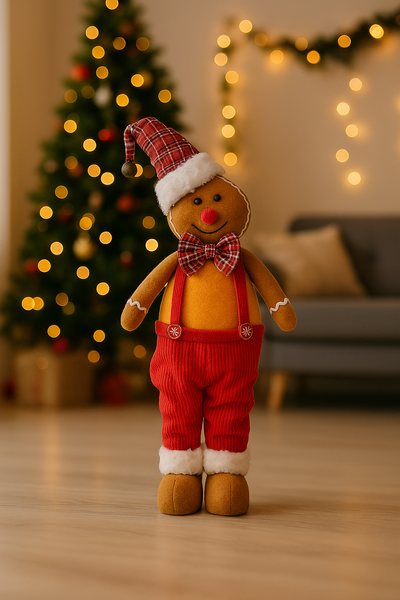 GINGERBREAD CHRISTMAS BOY STANDING 22 X 18 X 55 CM LED