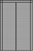 Magnetická clona proti hmyzu na dveře 80/90/100 x 210/220 cm bílá *7747