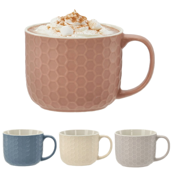 KUBEK PORCELANOWY 480 ML "HONEY" opak=4szt *7322