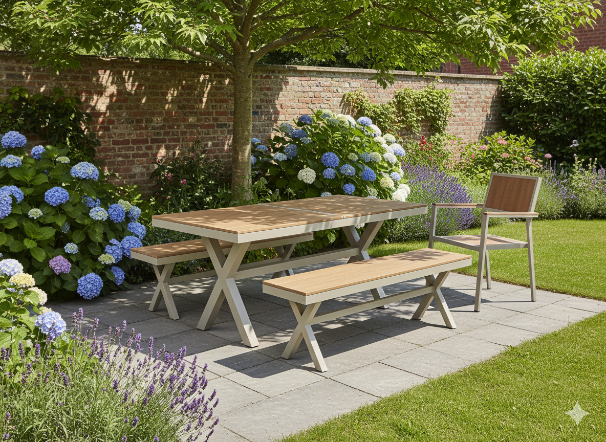 STÓŁ OGRODOWY ALUMINIOWY BEŻOWY 180/240 x 90 x 76 CM ROZKŁADANY pol_pl_STOL-OGRODOWY-ALUMINIOWY-BEZOWY-180-240-x-90-x-76-CM-ROZKLADANY-9136_6