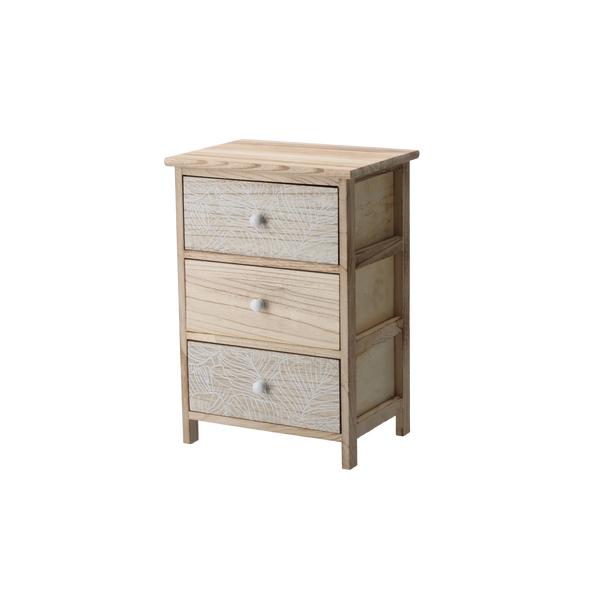 KOMODA Z 3 SZUFLADAMI LUIZA 40 x 29 x 58 CM *2664