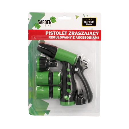 PISTOL DE SPRAY REGULAT CU ACCESORII ambalaj=12 buc *4523
