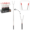 GRILL / FIREPLACE TELESKOPIC FORKS LENGTH 24.5 / 72.5 CM